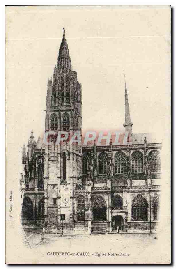 Caudebec en Caux - L'Eglise Notre Dame - CPA