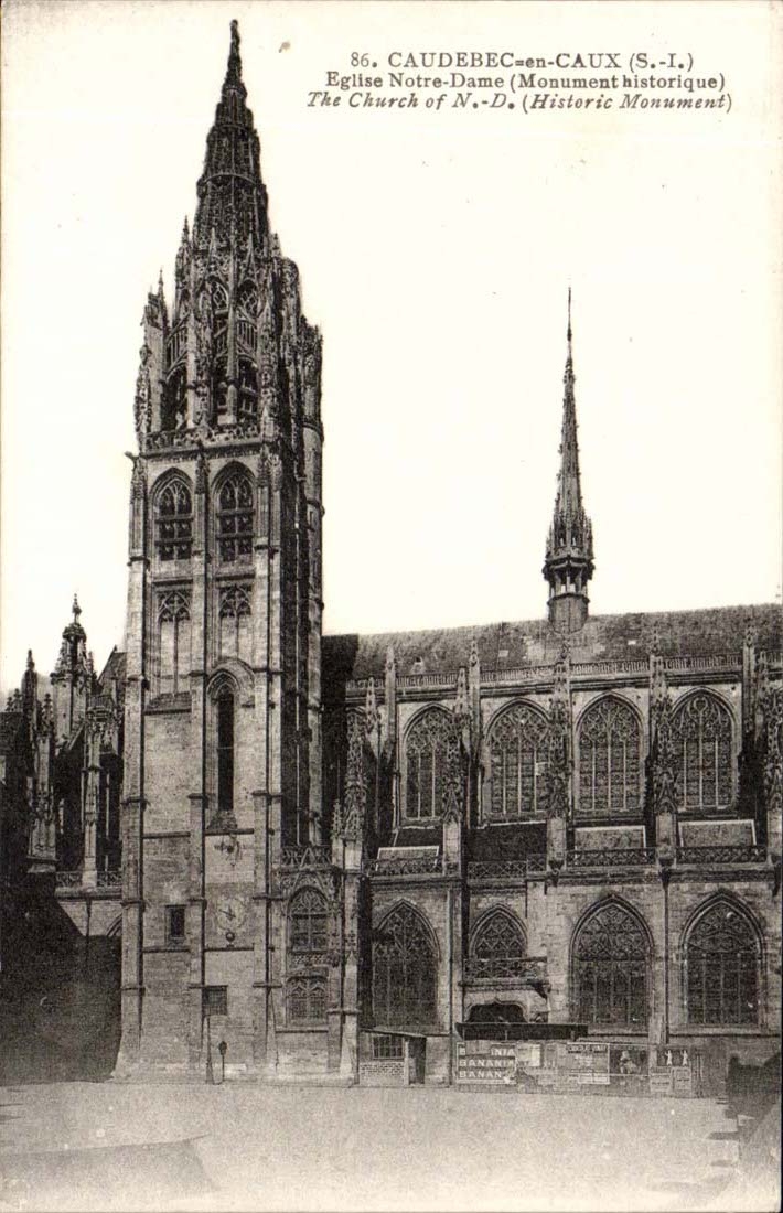 Caudebec en Caux - L'Eglise Notre Dame - CPA