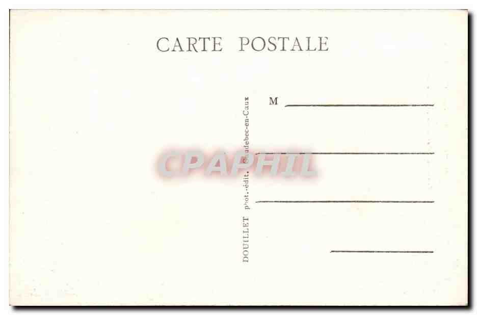 Caudebec en Caux - L'Eglise Notre Dame - CPA — Rückseite