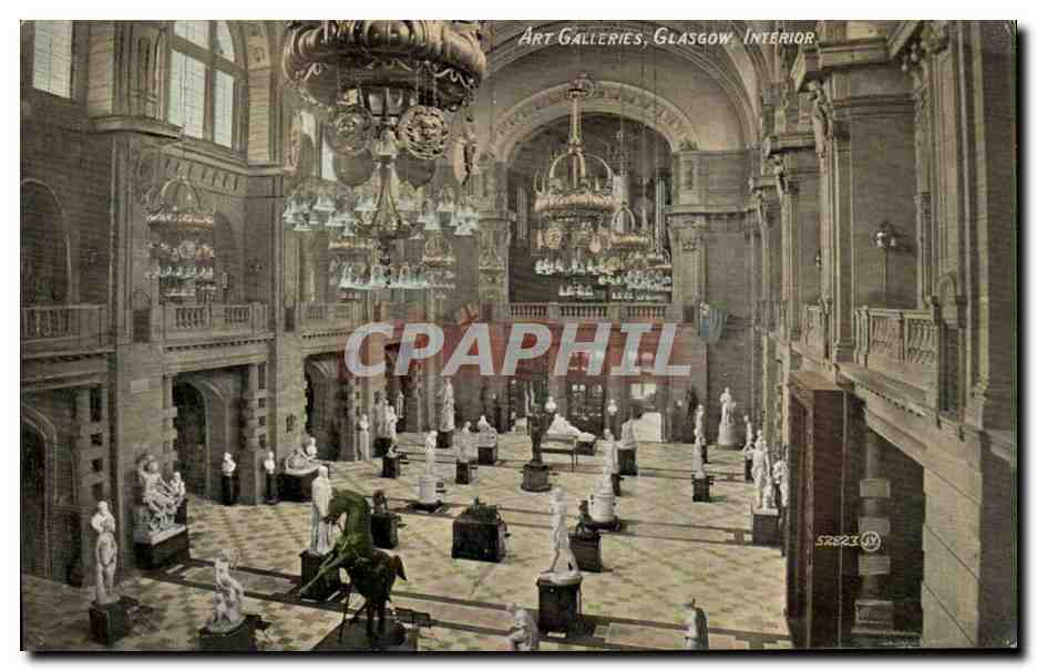 Ecosse - Scotland - Glasgow - Art Galleries Interior - CPA 