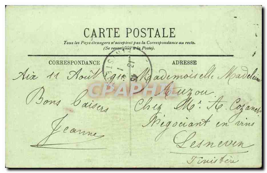 Aix les Bains -Hotel Splendide et le Revard - CPA  — Verso