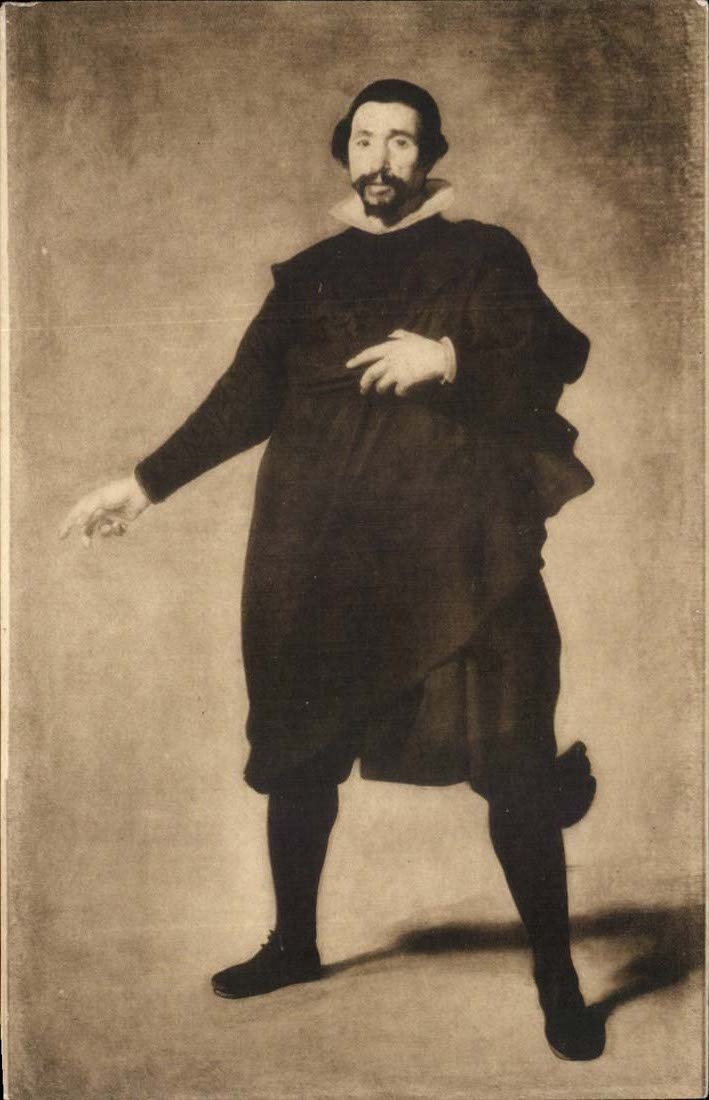 Portrait de Pablo de Valladolid — Velázquez — Phototypie Hauser & Henet, Madrid