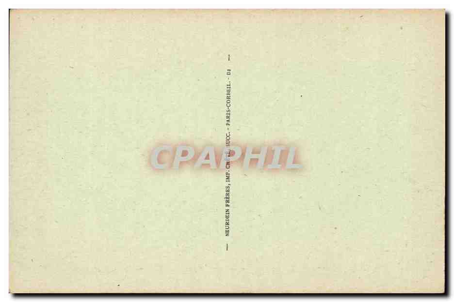 Yonne - Chastelux - Vue sur Chateau - CPA  — Verso