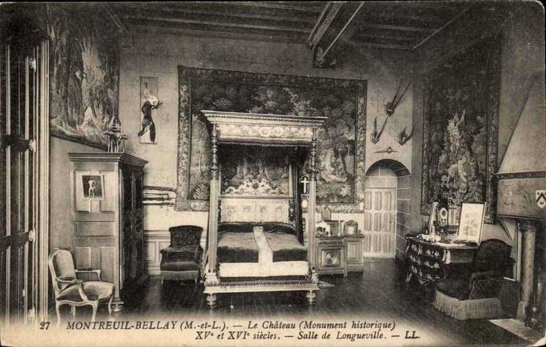 Montreuil Bellay Le Chateau XV et XVI siecle - CPA 