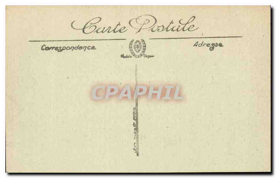 Belfort - Le Chateau et le lion - CPA  — Verso