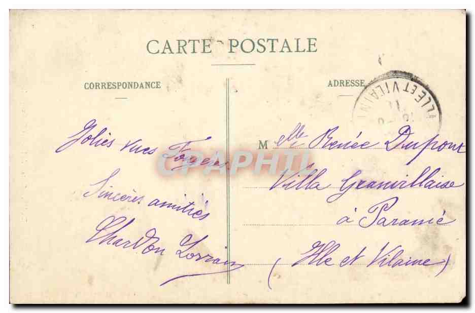 Toulouse Portail de l'Eglise St Gengoult - CPA  — Verso