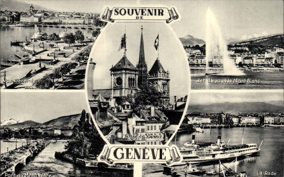Suisse - Souvenir de Geneve - CPA 