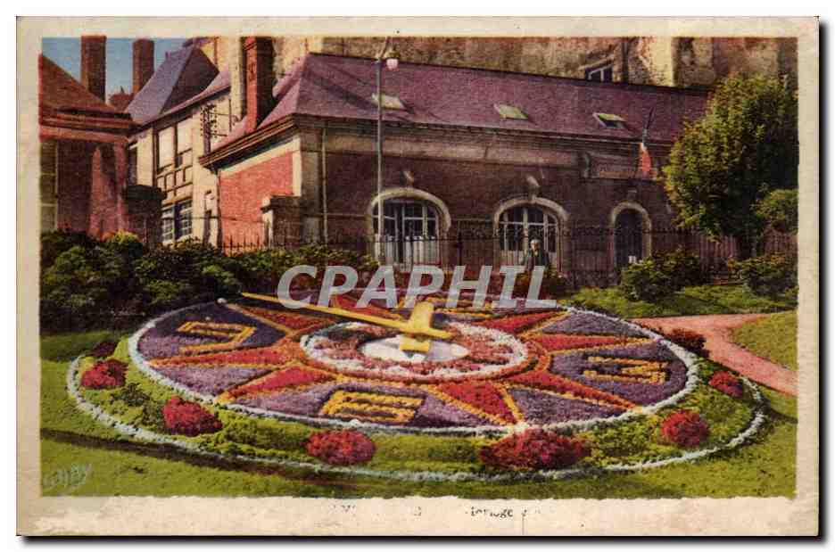 Garden in Compass form - CPA 