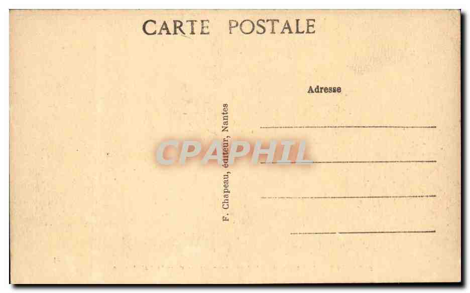 Nantes - Tombeau du Heneral dans la Cathedrale - CPA  — Rückseite