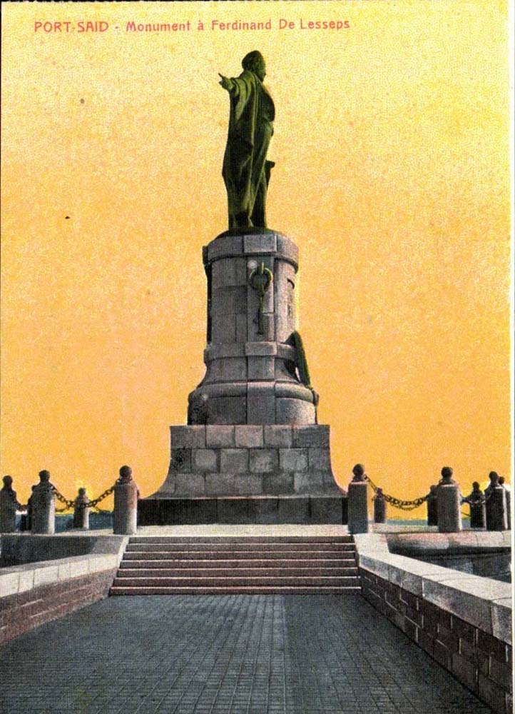 Port-Saïd - Monument à Ferdinand De Lesseps