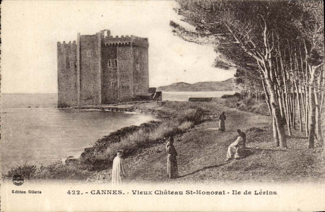 Cannes - Vieux Chateau St Honorat Ile de Levins - CPA 