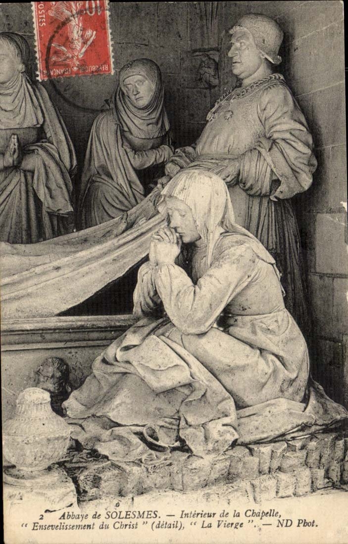 Solesmes - Abbaye - Interieure de la Chapelle La Vierge - CPA 
