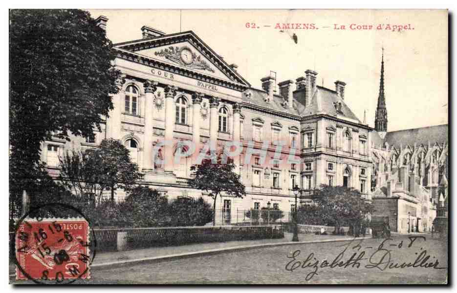 Amiens - La Cours d'Appel- CPA 