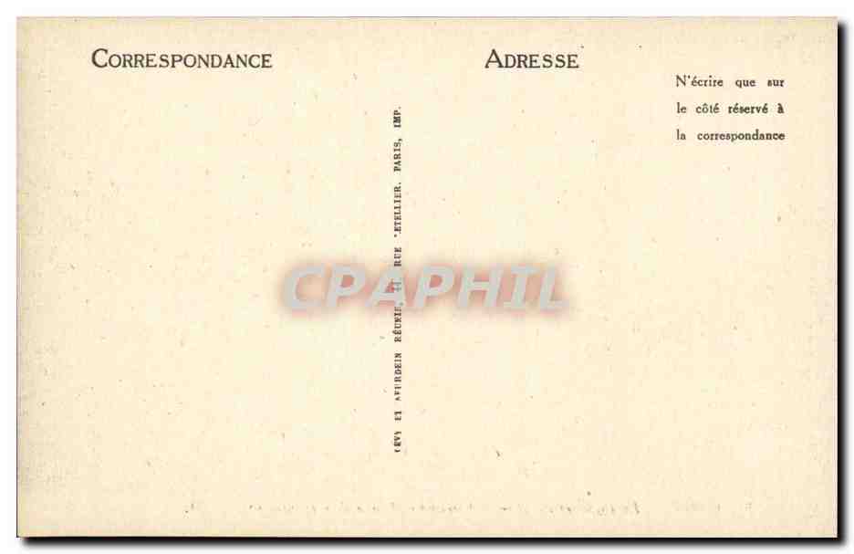 Caen - l Le Lycee et L'Eglise St Etienne Abbaye aux Hommes- CPA  — Verso