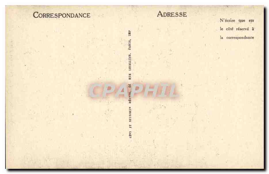 Caen - Ancien Hotel de Valois - CPA  — Rückseite