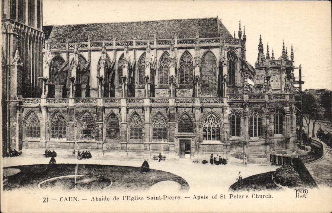 Caen — Abside de l'Église Saint-Pierre — Apsis of St Peter's Church
