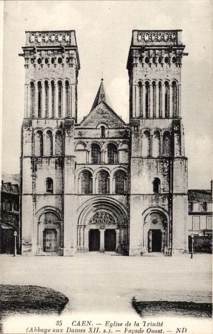 Caen - Abbaye aux Dames - Eglise de la Trinite CPA 