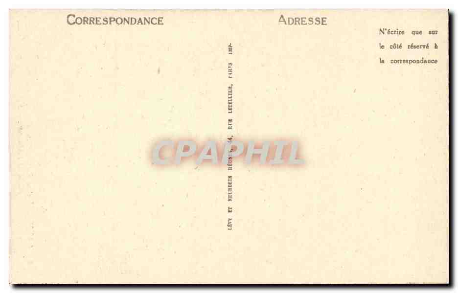 Caen - l'Eglise Saint Etienne - Abbaye aux Hommes CPA  — Verso