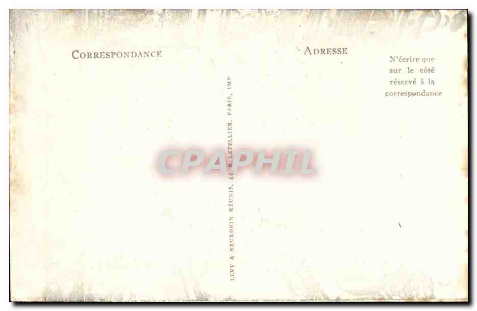 Caen - Ancien Hotel de Valois CPA  — Verso