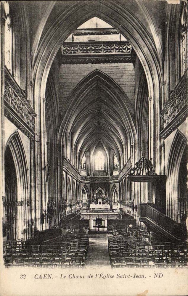 Caen - Eglise Saint Jean CPA 