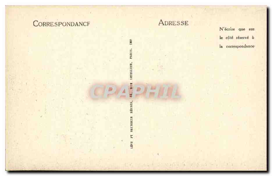 Caen - La Cour de l'Hotel de Ville - CPA  — Verso