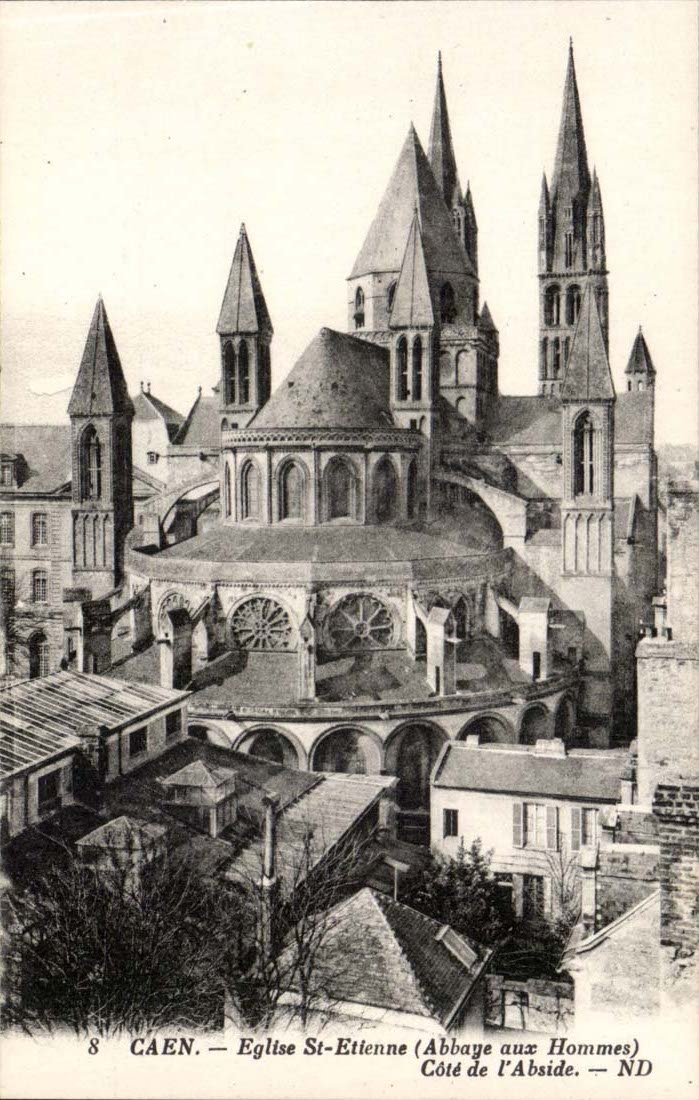 Caen — Église Saint-Étienne (Abbaye aux Hommes) — Côté de l'Abside — ND