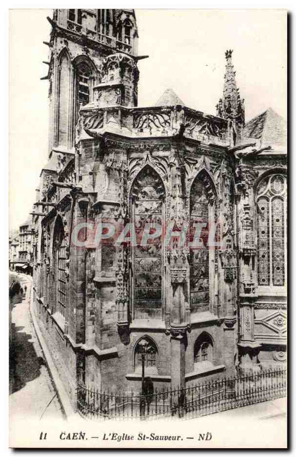 Caen - Eglise St Sauveur - CPA 