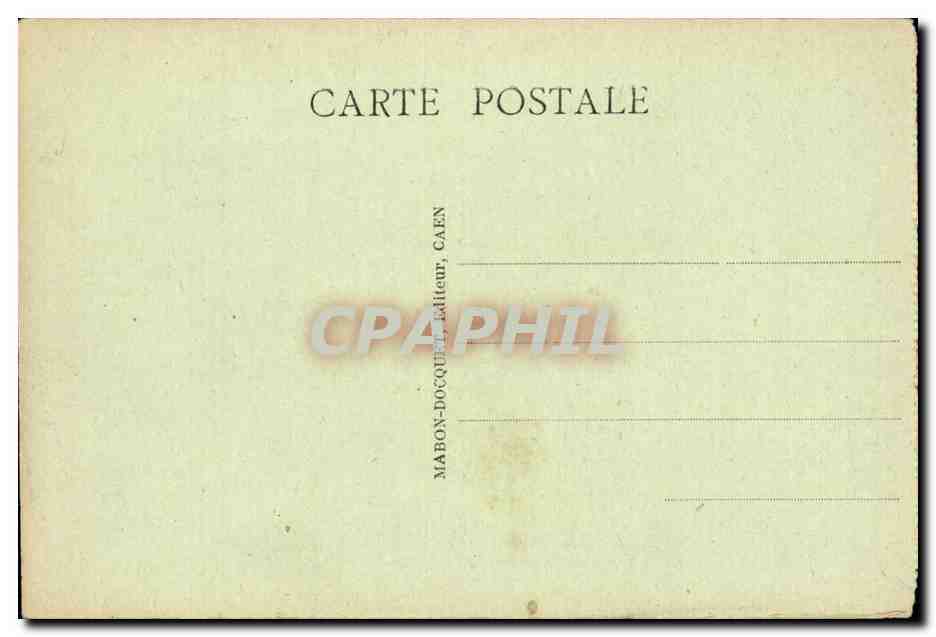 Caen - Vue Generale et l'Abbaye aux Hommes - CPA  — Rückseite
