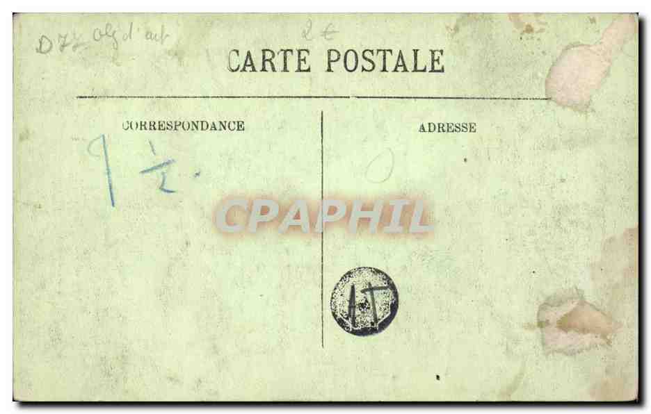 Fontainebleau — El Palacio — Caja de Joyas de la Reina María-Teresa — L. 357 — Reverso