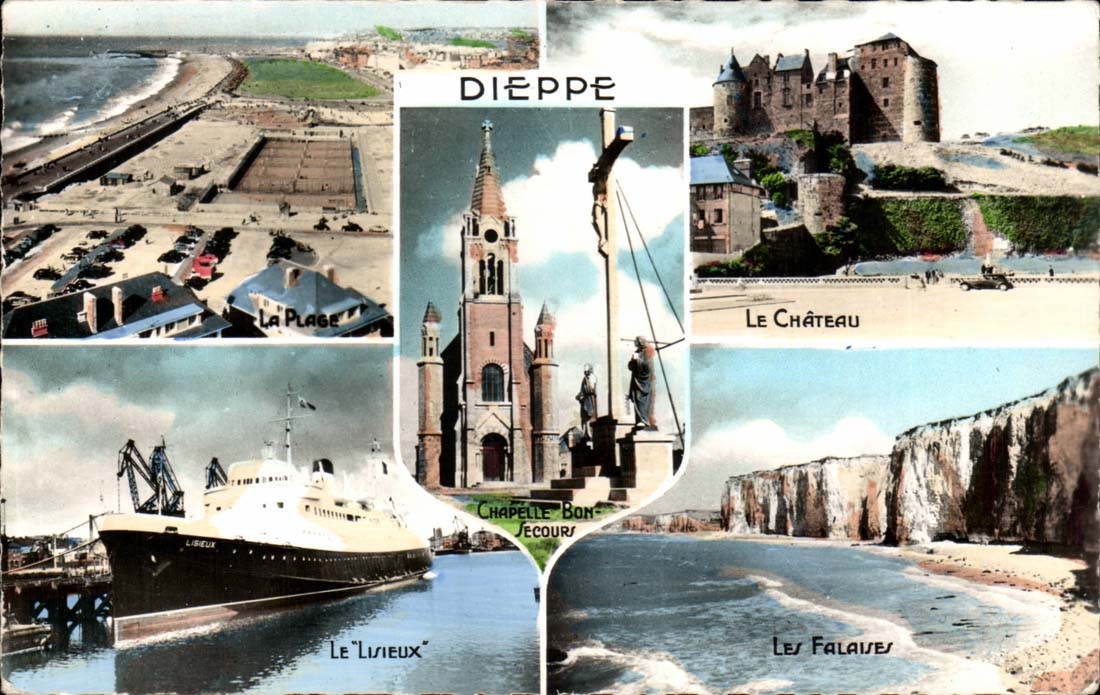 Dieppe - Souvenir CPA 