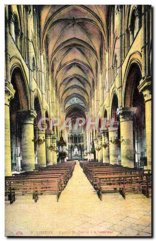 Lisieux - Eglise St Pierre CPA 