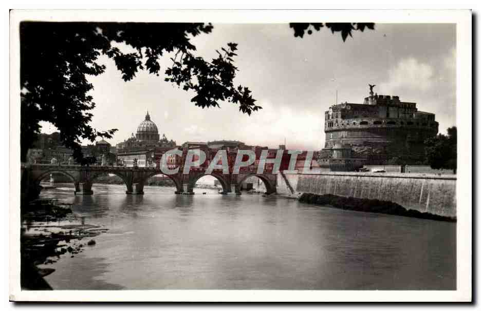 Italie Italy - Roma Rome - Castello S Angelo CPA 