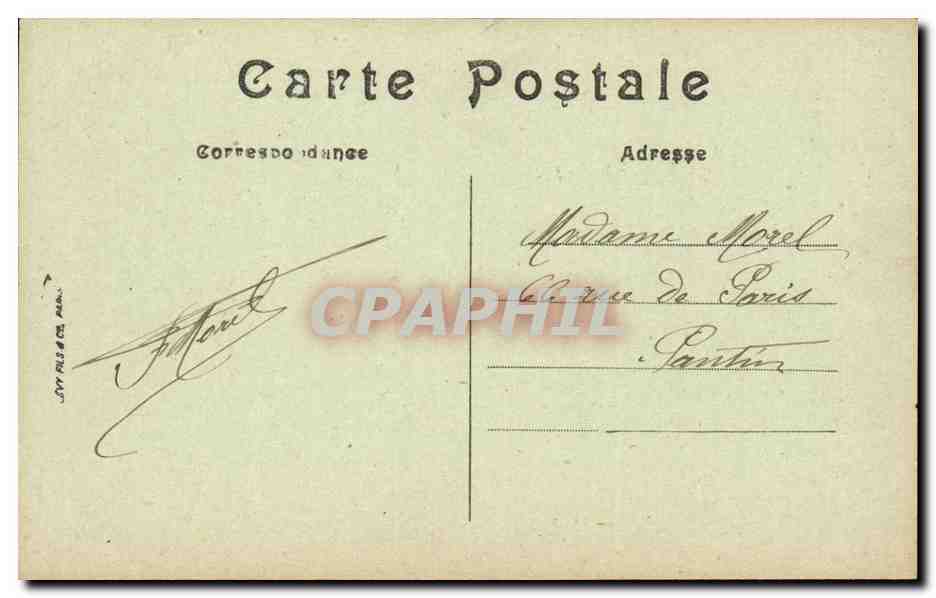 Meaux - Le Vieux Puits XV siecle CPA  — Rückseite