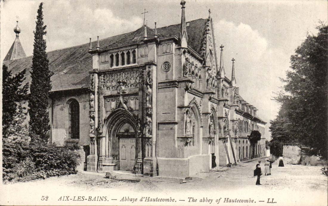 Aix les Bains - l 'Abbaye de Hautecombe - vache CPA 