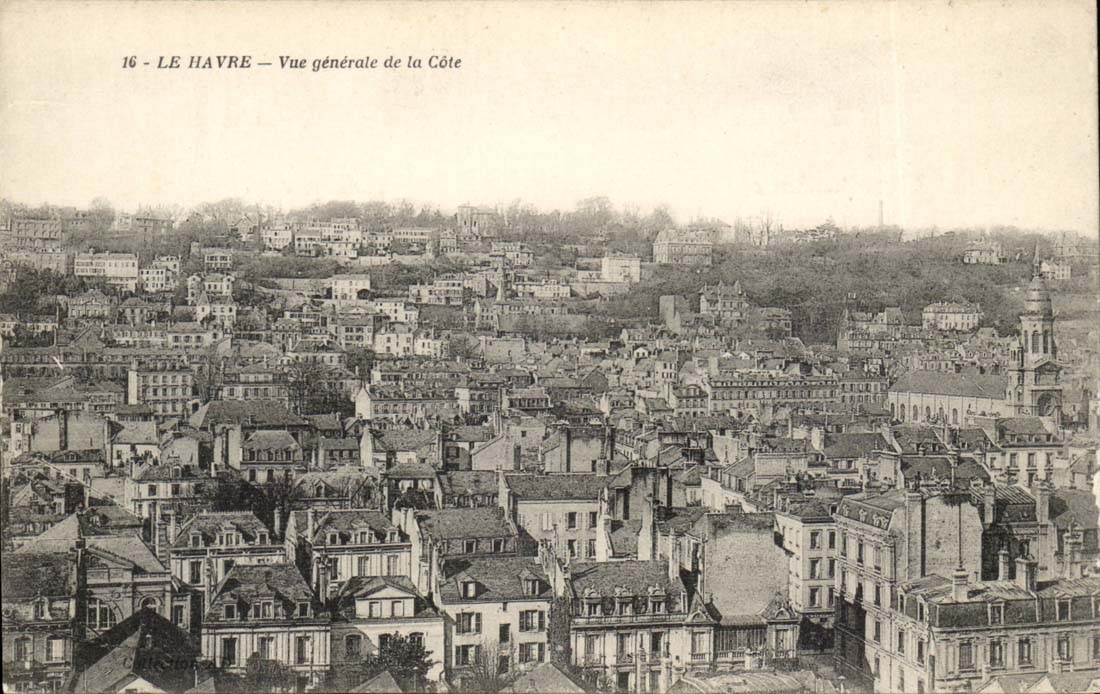 Le Havre - Vue Generale de la Cote - CPA 