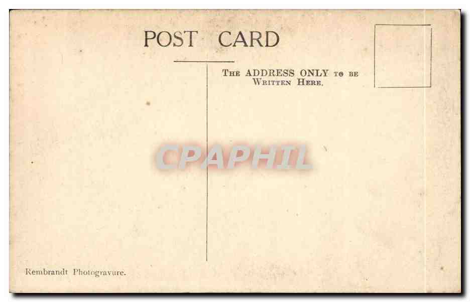 Van Dyck - Van der Geest - CPA  — Verso