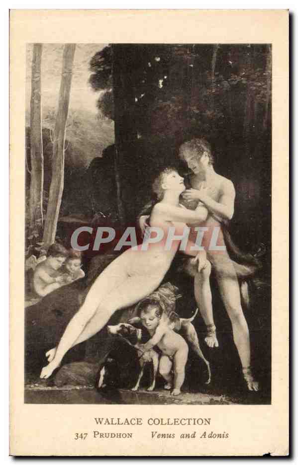 The Wallace Collection - Prudhon Venus and Adonis - CPA 