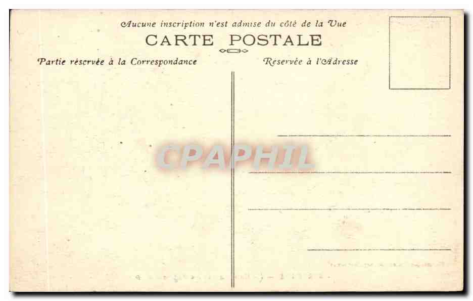 Bordeaux - Un Coin du Jardin Public - CPA  — Verso
