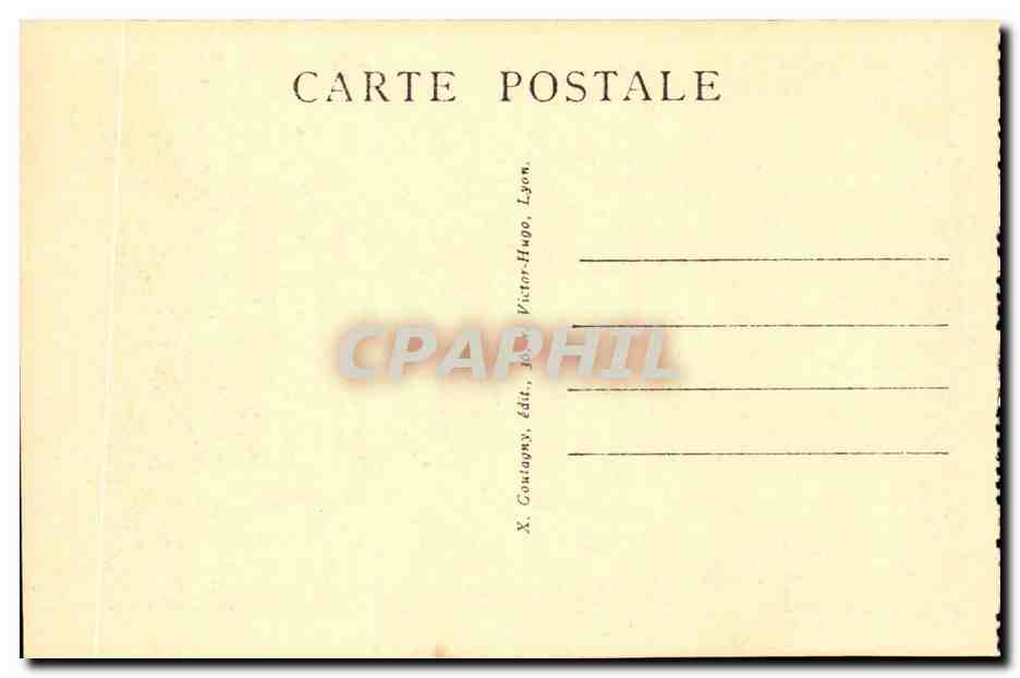 Lyon - Grand Portail de la Cathedrale - CPA  — Verso
