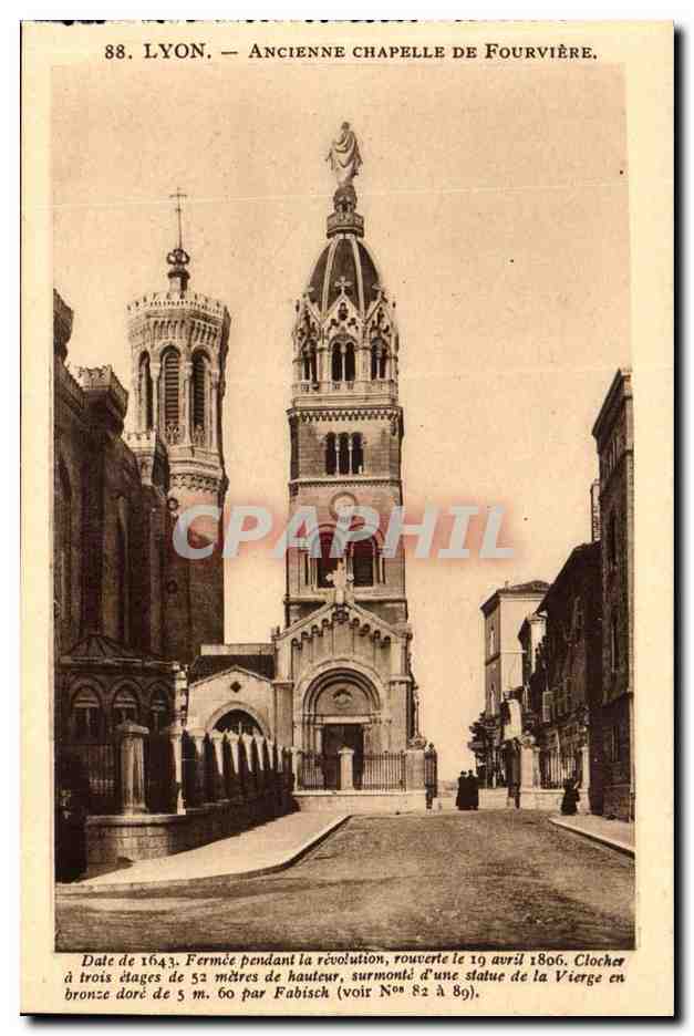 Lyon - Ancienne Chapelle de Fourviere - CPA 
