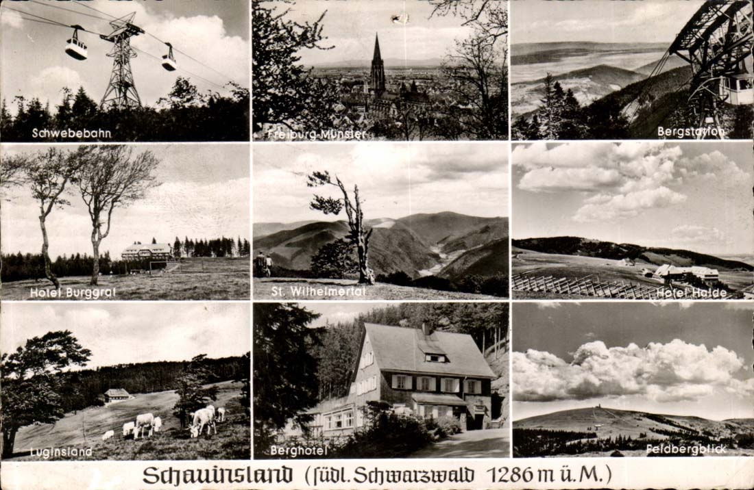 Schauinsland - Schwarzwald 1286 m - CPA 