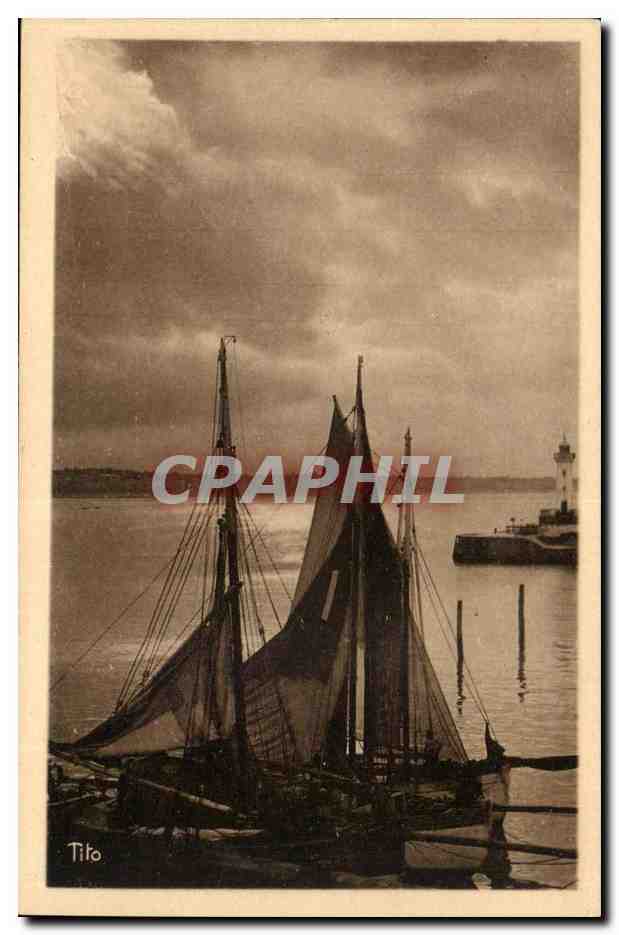 Port de Royan — Bateaux à voile et phare — Tito
