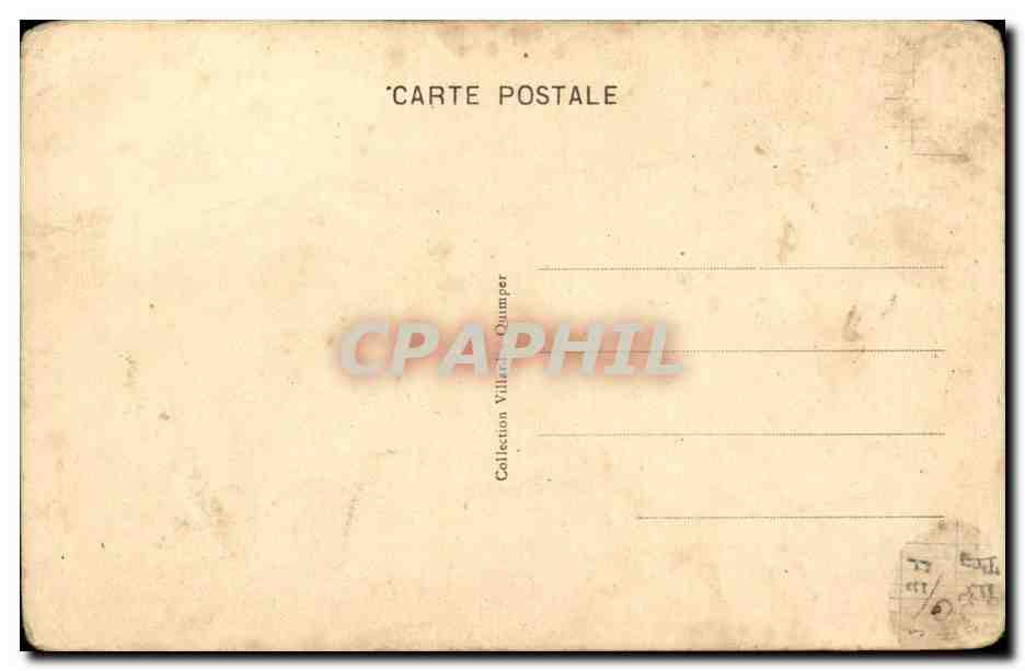 Penmarch - La Lanterne d'une Phare L'Appareil d'eclairage du pahare d'eckmuel CPA  — Rückseite