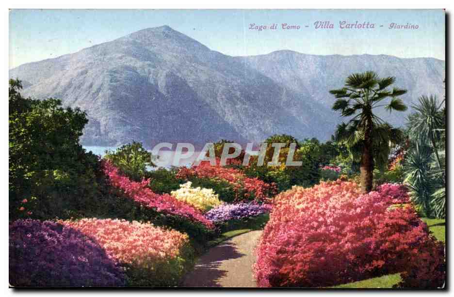 Lago di Como - Villa carlotta - Giardino CPA 