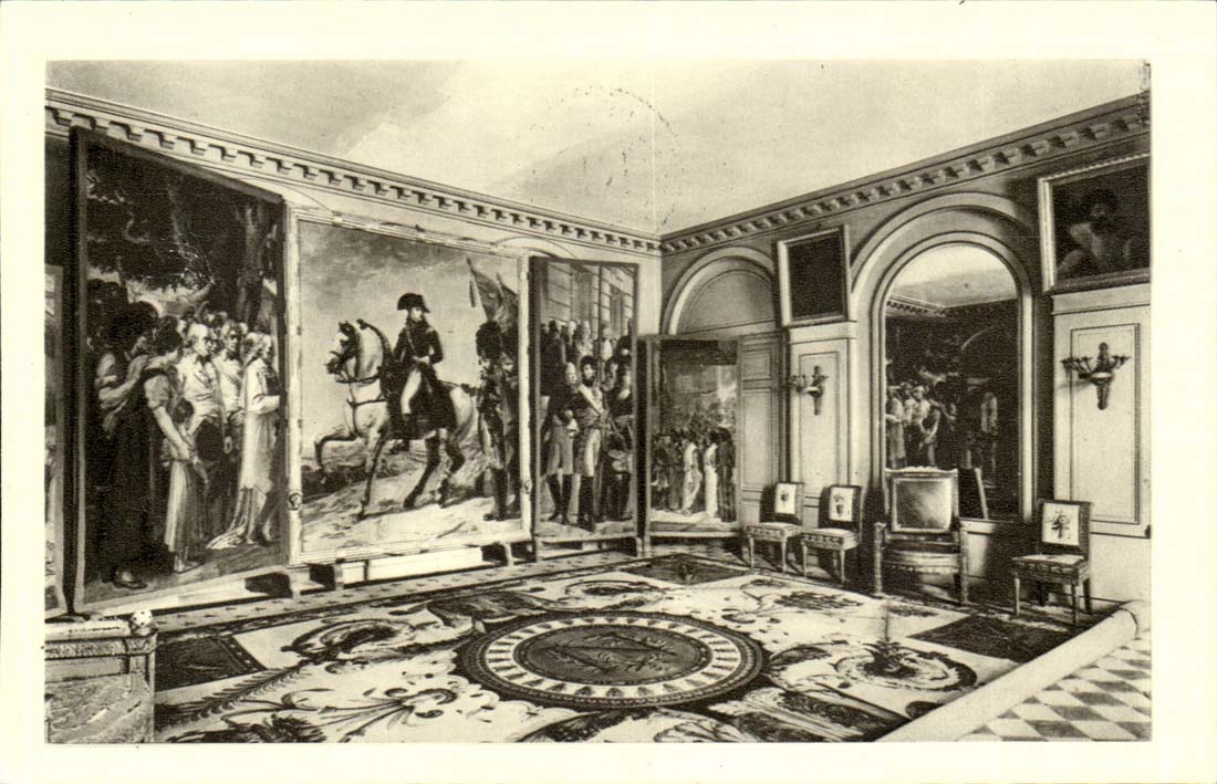 Chateau de Malmaison - le Salon de Tapisseries - CPA 