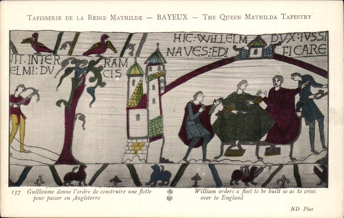 Tapisserie der Königin Mathilde — Bayeux — ND Phot