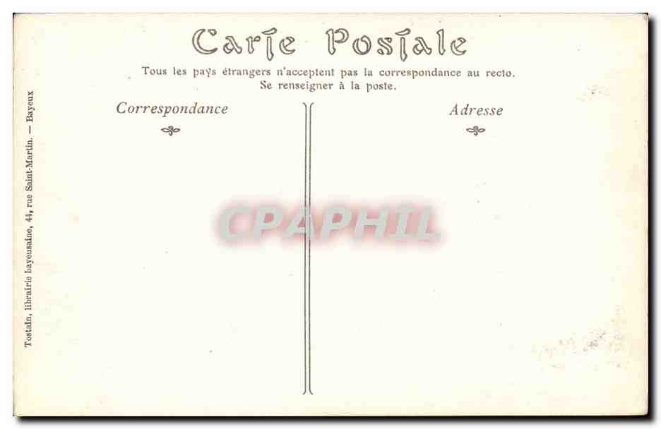 Tapisserie der Königin Mathilde — Bayeux — ND Phot — Rückseite
