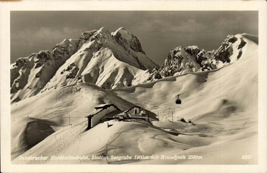 Austriche - Innsbrucker Nordkettenbah Station Seegrube 1905m - CPA 