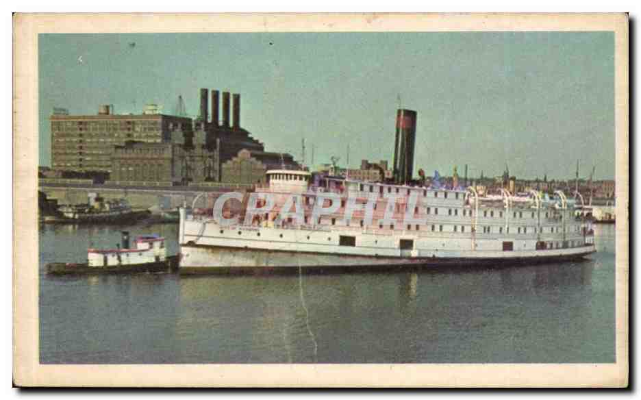 Etas Unis - Steamer - bateau - Built sparrow Point 1913 Length 262 ft 1923 tons - CPA 