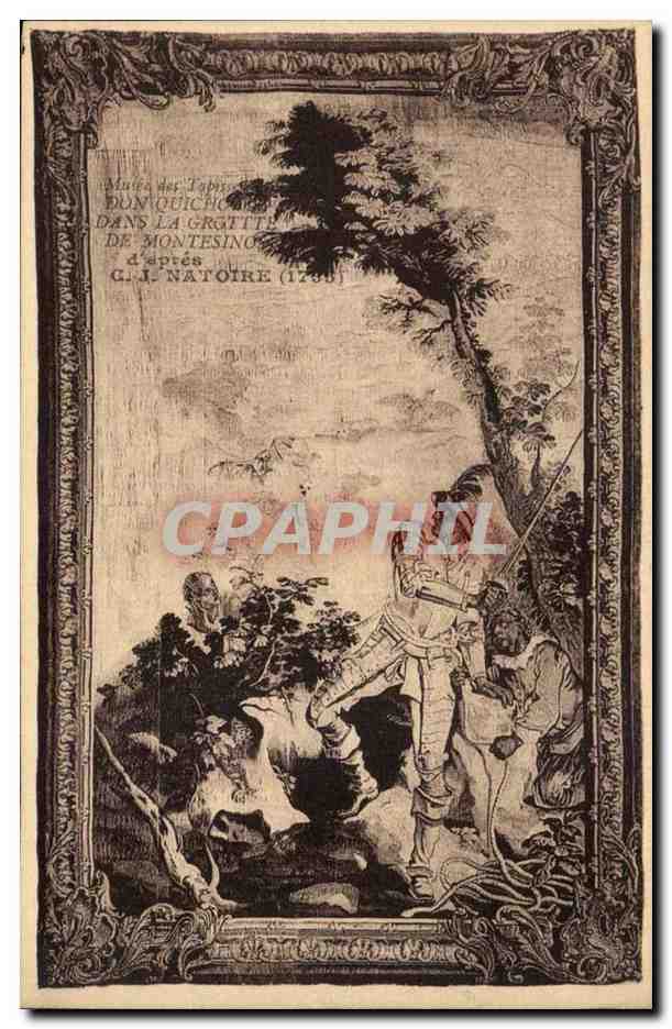 Mata des Tapis dans la Grütte de Montesino — d'après G.J. Natoire (1730) — Carte postale